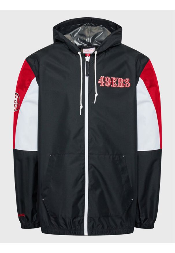 Mitchell & Ness Wiatrówka OJZP3399 Czarny Regular Fit. Kolor: czarny. Materiał: syntetyk