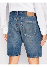 Levi's® Szorty jeansowe 501® Hemmed 36512-0164 Granatowy Regular Fit. Kolor: niebieski. Materiał: bawełna