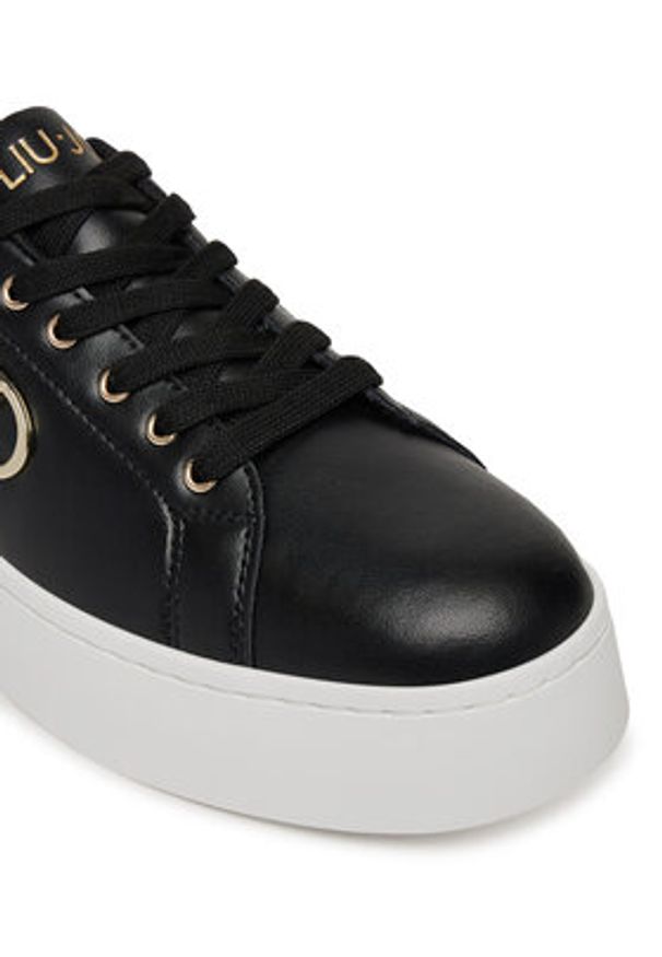 Liu Jo Sneakersy Pretty 06 BA5021 P0102 Czarny. Kolor: czarny. Materiał: skóra