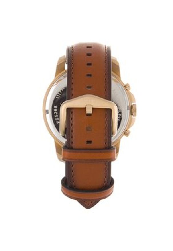 Fossil Zegarek Grant Sport FS5268 Brązowy. Kolor: brązowy. Styl: sportowy