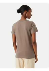 Guess T-Shirt W6GI08 K3023 Brązowy Regular Fit. Kolor: brązowy. Materiał: bawełna #4