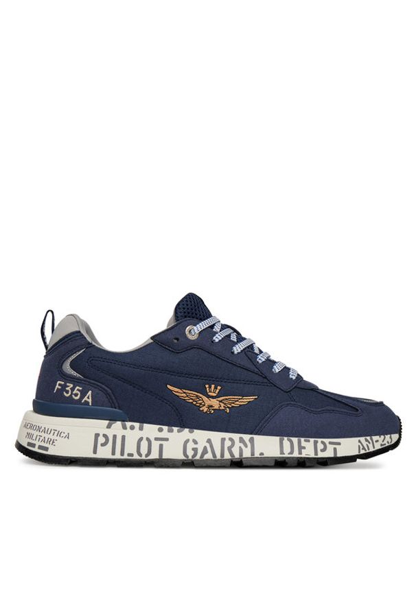 Aeronautica Militare Sneakersy 251SC276CT3332 Granatowy. Kolor: niebieski. Materiał: materiał
