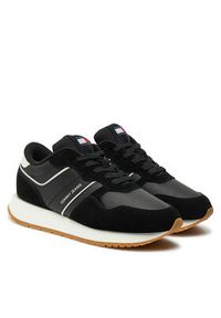 Tommy Jeans Sneakersy Tjw Eva Retro Runner EN0EN02771 Czarny. Kolor: czarny. Materiał: zamsz, skóra #3