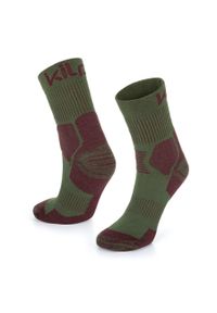 Unisex skarpety outdooroowe Kilpi ULTRA-U. Kolor: zielony, brązowy