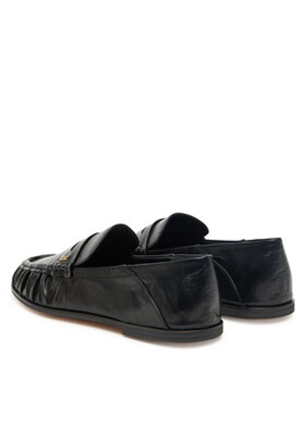 Nokwol Mokasyny Mica Czarny. Kolor: czarny. Materiał: skóra