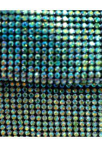BENEDETTA BRUZZICHES - Zielona kryształowa torebka Vitty La Grande. Kolor: zielony. Materiał: jedwab, satyna. Wzór: aplikacja #8