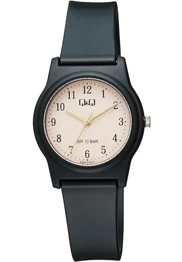 QQ Zegarek dla dzieci QQ G23A-012V czarny pasek. Kolor: czarny