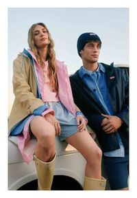 Hunter Kalosze HFW-006 Żółty. Kolor: żółty. Materiał: kauczuk #10