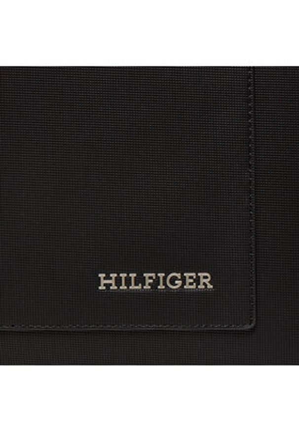 TOMMY HILFIGER - Tommy Hilfiger Torba weekendowa Th Pique Duffle AM0AM11779 Czarny. Kolor: czarny. Materiał: skóra