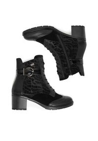Remonte Botki CEO-D2A77-02 Czarny. Kolor: czarny. Materiał: skóra #4