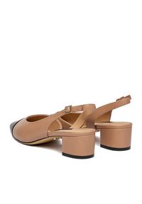 Gino Rossi - GINO ROSSI Czółenka 4893-01 Beżowy. Kolor: beżowy. Materiał: skóra #3