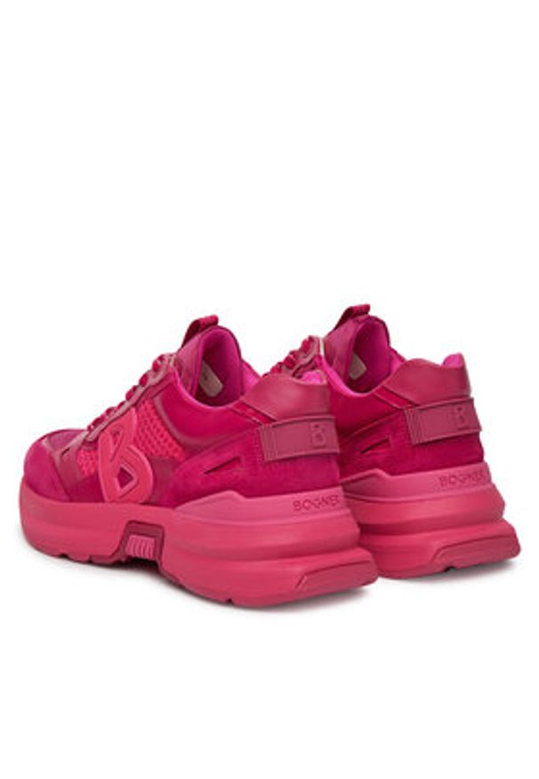Bogner Sneakersy Ctp25 22522505 Różowy. Kolor: różowy. Materiał: skóra
