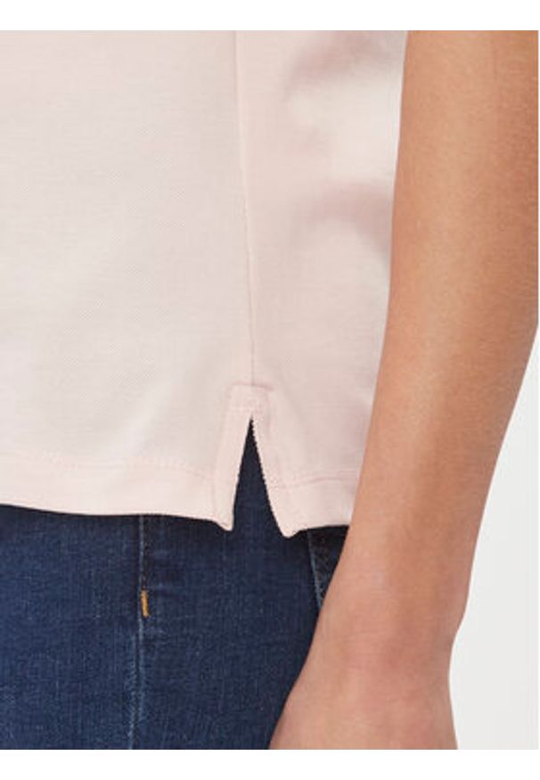 TOMMY HILFIGER - Tommy Hilfiger Polo 1985 WW0WW37820 Różowy Regular Fit. Typ kołnierza: polo. Kolor: różowy. Materiał: bawełna