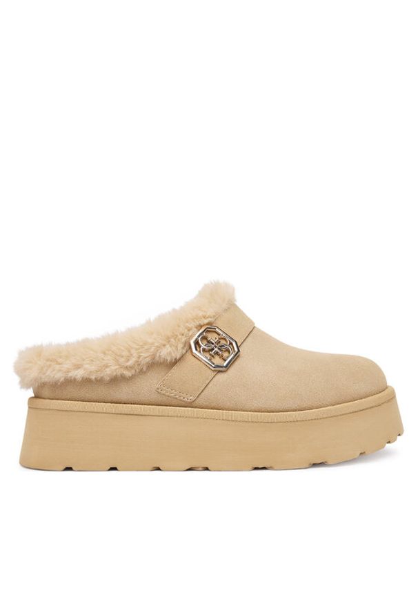 Guess Śniegowce FLFDOC ESU06 Beżowy. Kolor: beżowy. Materiał: materiał