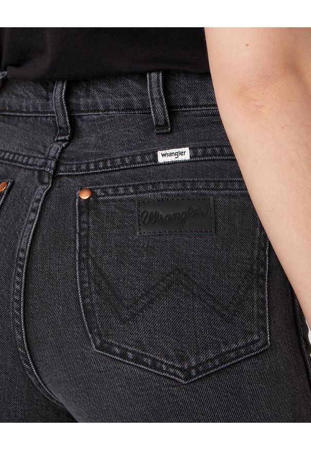 Wrangler - DAMSKIE SPODNIE JEANSOWE WRANGLER HERITAGE FIT WILD HERITAGE BLACK W2H2-D3-23F 112128608