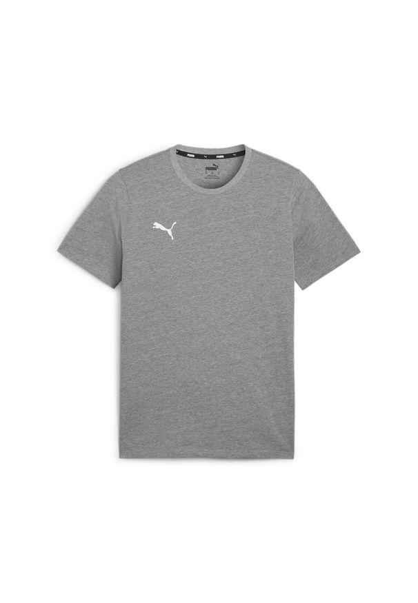 Polo Puma Teamgoal Casuals. Typ kołnierza: polo. Kolor: szary, biały, wielokolorowy. Materiał: bawełna. Sport: piłka nożna, fitness