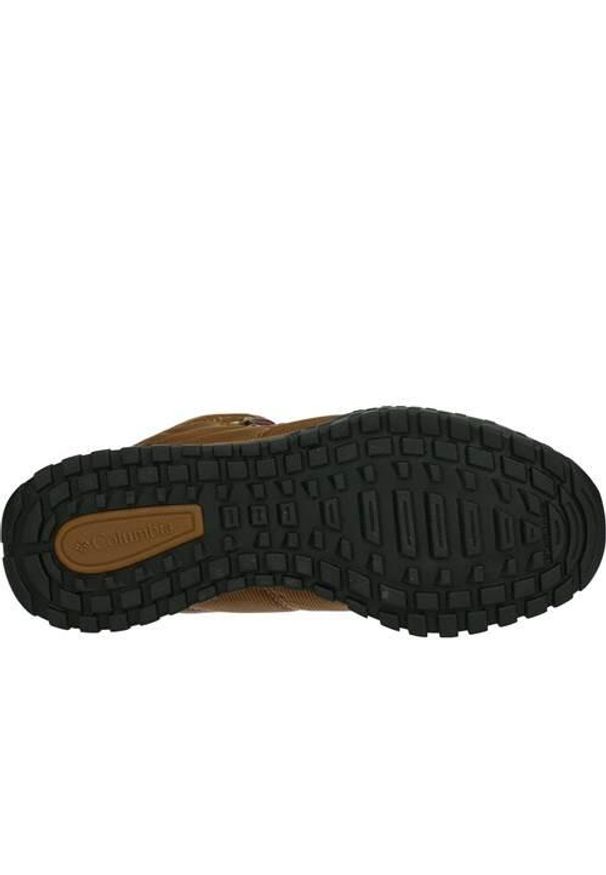 columbia - Buty do chodzenia męskie Columbia Fairbanks Waterproof. Wysokość cholewki: za kostkę. Zapięcie: sznurówki. Kolor: brązowy, żółty, wielokolorowy. Materiał: syntetyk, materiał. Szerokość cholewki: normalna. Sport: turystyka piesza