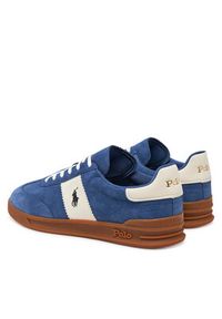 Polo Ralph Lauren Sneakersy Heritage Aera 809965070001 Granatowy. Kolor: niebieski. Materiał: skóra, zamsz