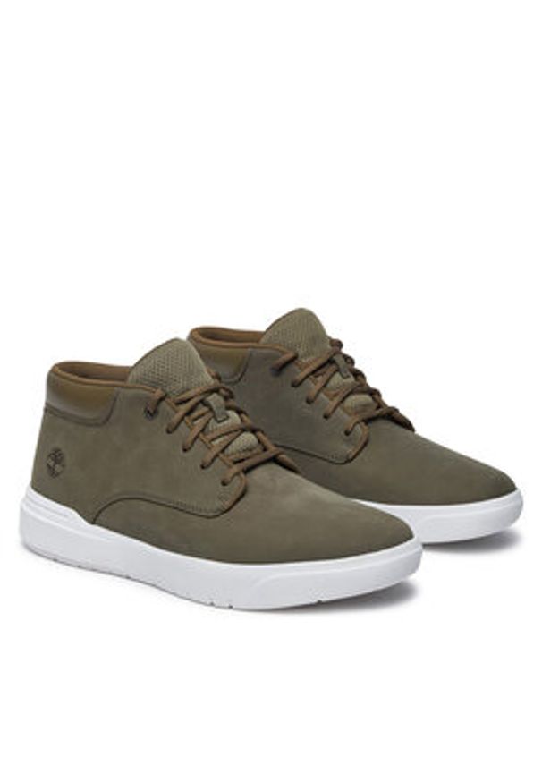 Timberland Sneakersy TB0A69M1EO61 Zielony. Kolor: zielony. Materiał: skóra