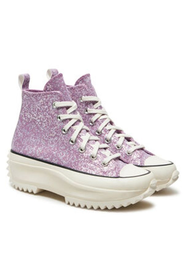 Converse Trampki Run Star Hike Platform Glitter A10096C Różowy. Kolor: różowy. Materiał: materiał, syntetyk. Obcas: na platformie