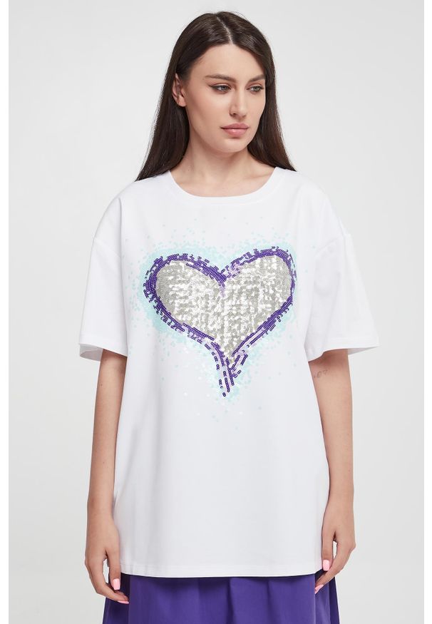 Twinset Milano - T-shirt damski TWINSET ACTITUDE