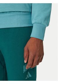 Adidas - adidas Bluza Essentials Feelcozy JX5659 Turkusowy Regular Fit. Kolor: turkusowy. Materiał: syntetyk, bawełna #5