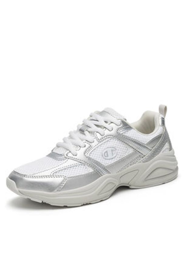 Champion Sneakersy RUN 202 K S11728-EM007 Srebrny. Kolor: srebrny. Materiał: materiał, syntetyk. Sport: bieganie