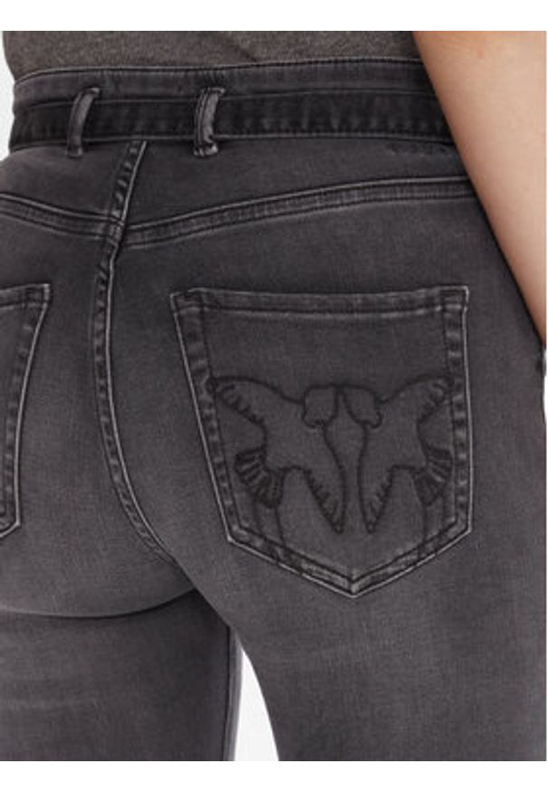 Pinko - PINKO Jeansy Flora 100166 A2S2 Szary Flare Fit. Kolor: szary