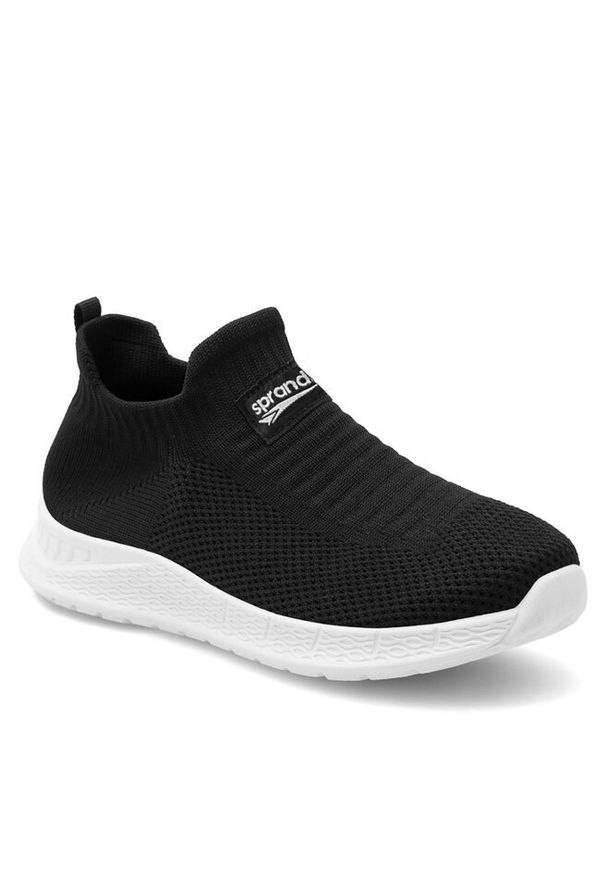 Sneakersy Sprandi. Kolor: czarny