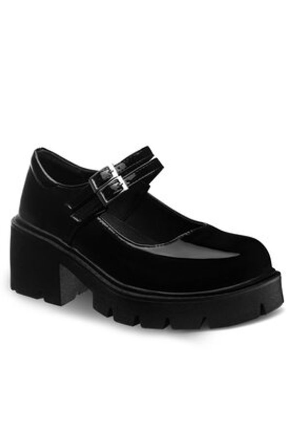 Jenny Fairy Półbuty ELAINE CM221230-7 Czarny. Kolor: czarny. Materiał: skóra