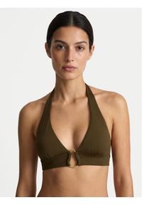 Guess Góra od bikini E6GJ14 KF590 Zielony. Kolor: zielony. Materiał: syntetyk #1