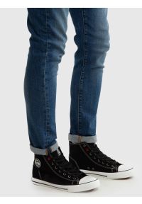 Big-Star - Trampki męskie wysokie czarne JJ174603 906. Nosek buta: okrągły. Zapięcie: sznurówki. Kolor: czarny. Styl: elegancki, sportowy #10