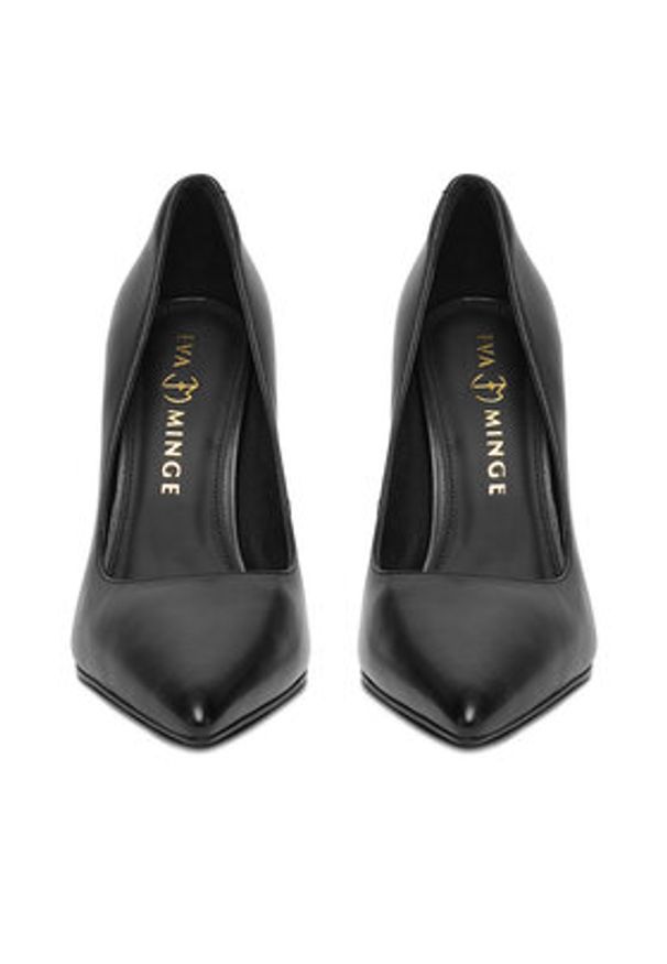 Eva Minge Szpilki EO-ELAINA-E134-20A-Y021X Czarny. Kolor: czarny. Materiał: skóra. Obcas: na szpilce