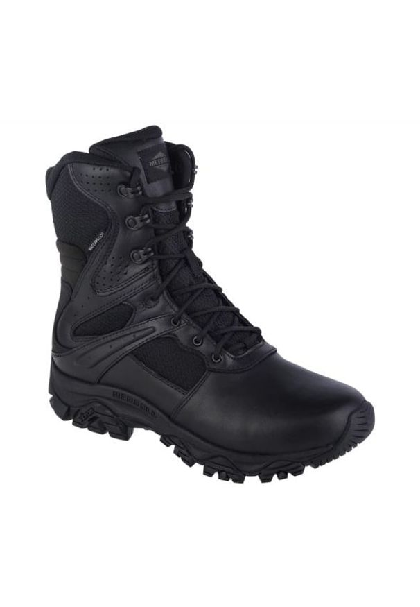 Buty Merrell Moab 3 Tactical Response 8 Wp Mid M J003913 czarne. Kolor: czarny. Materiał: materiał. Szerokość cholewki: normalna. Sport: turystyka piesza