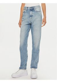 Calvin Klein Jeans Jeansy J20J224008 Niebieski Authentic Straight Fit. Kolor: niebieski