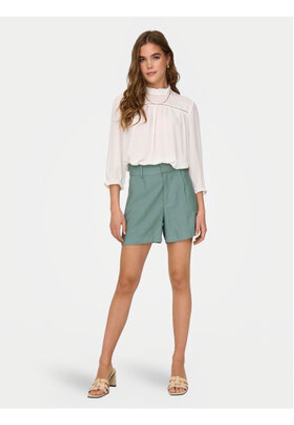 JDY Szorty materiałowe Solde 15295616 Szary Tapered Fit. Kolor: szary. Materiał: wiskoza