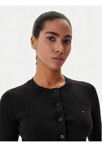 Tommy Jeans Kardigan DW0DW22023 Czarny Slim Fit. Kolor: czarny. Materiał: syntetyk #3