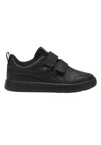 Puma - Dziecięce/niemowlęce Buty Sportowe Courtflex V3. Kolor: czarny. Sport: turystyka piesza