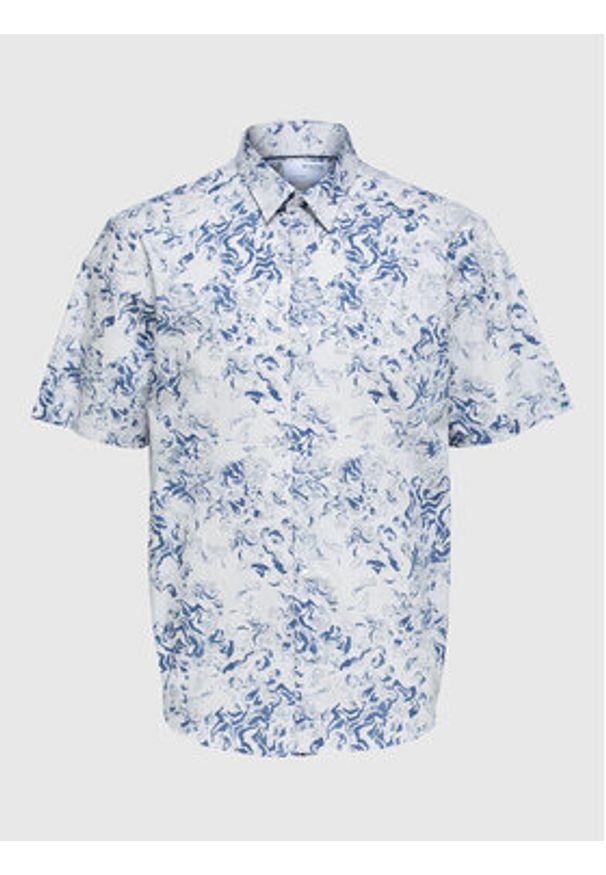 Selected Homme Koszula 16088361 Niebieski Relaxed Fit. Kolor: niebieski. Materiał: bawełna