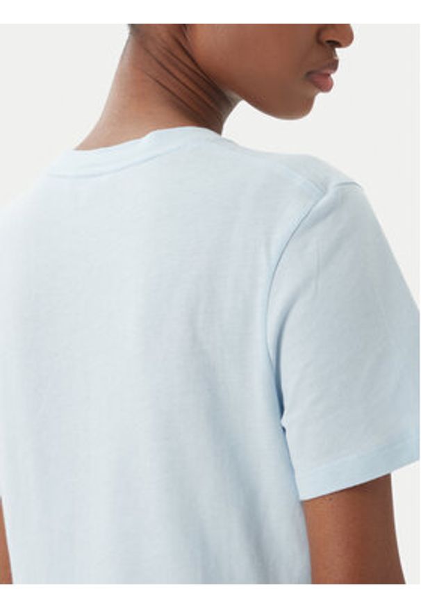 TOMMY HILFIGER - Tommy Hilfiger T-Shirt WW0WW40276 Niebieski jasny Regular Fit. Kolor: niebieski. Materiał: bawełna
