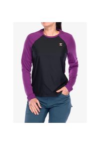 MONS ROYALE - Longsleeve damski Mons Royale Tarn Merino Bike Wind Jersey. Kolor: fioletowy. Materiał: jersey. Długość rękawa: długi rękaw. Sport: kolarstwo
