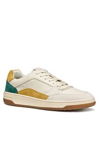Geox Sneakersy U Sedral Court U56M5A 02285 C1S5V Biały. Kolor: biały. Materiał: skóra #4