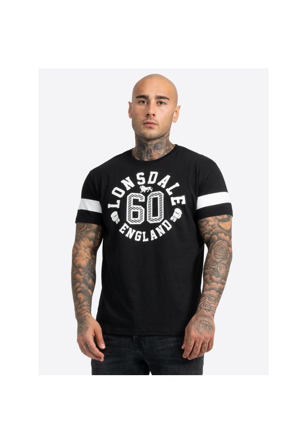 Koszulka Lonsdale Askerswell. Kolor: wielokolorowy, biały, czarny