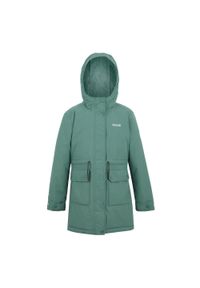 Regatta - Dziecięca Kurtka Wodoodporna Valenta. Kolor: zielony #1