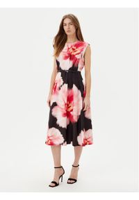 DKNY Sukienka koktajlowa DD5H2J04 Czarny Regular Fit. Kolor: czarny. Materiał: syntetyk. Styl: wizytowy