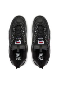 Fila Sneakersy Disruptor Low Wmn 1010302.25Y Czarny. Kolor: czarny. Materiał: skóra