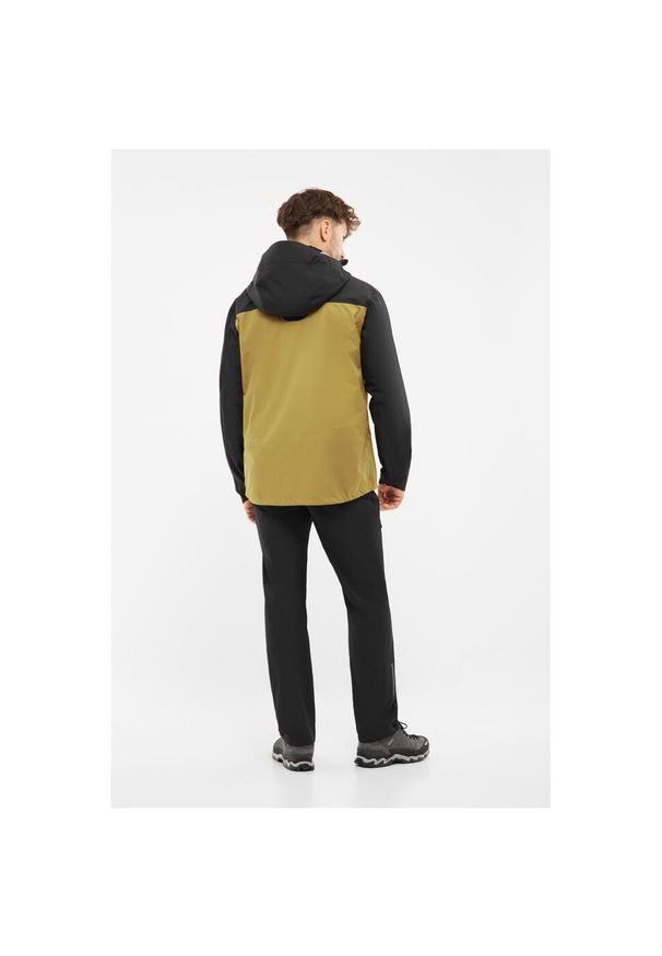 Kurtka wodoodporna Viking Ravelo. Kolor: brązowy. Sport: turystyka piesza