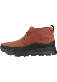 Clarks - Buty CLARKS ATL TREKDB GTX Brązowy. Kolor: brązowy. Materiał: syntetyk, tkanina, skóra. Sport: turystyka piesza