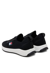 Tommy Jeans Sneakersy Runner Kntitted EM0EM01555 Czarny. Kolor: czarny. Materiał: materiał #6