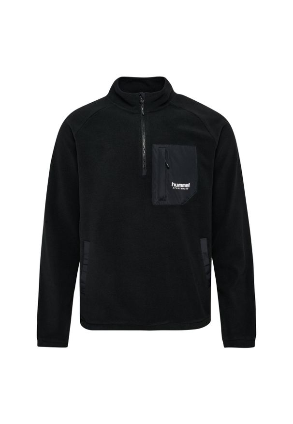 Polar Hummel. Kolor: czarny. Materiał: polar. Sport: turystyka piesza